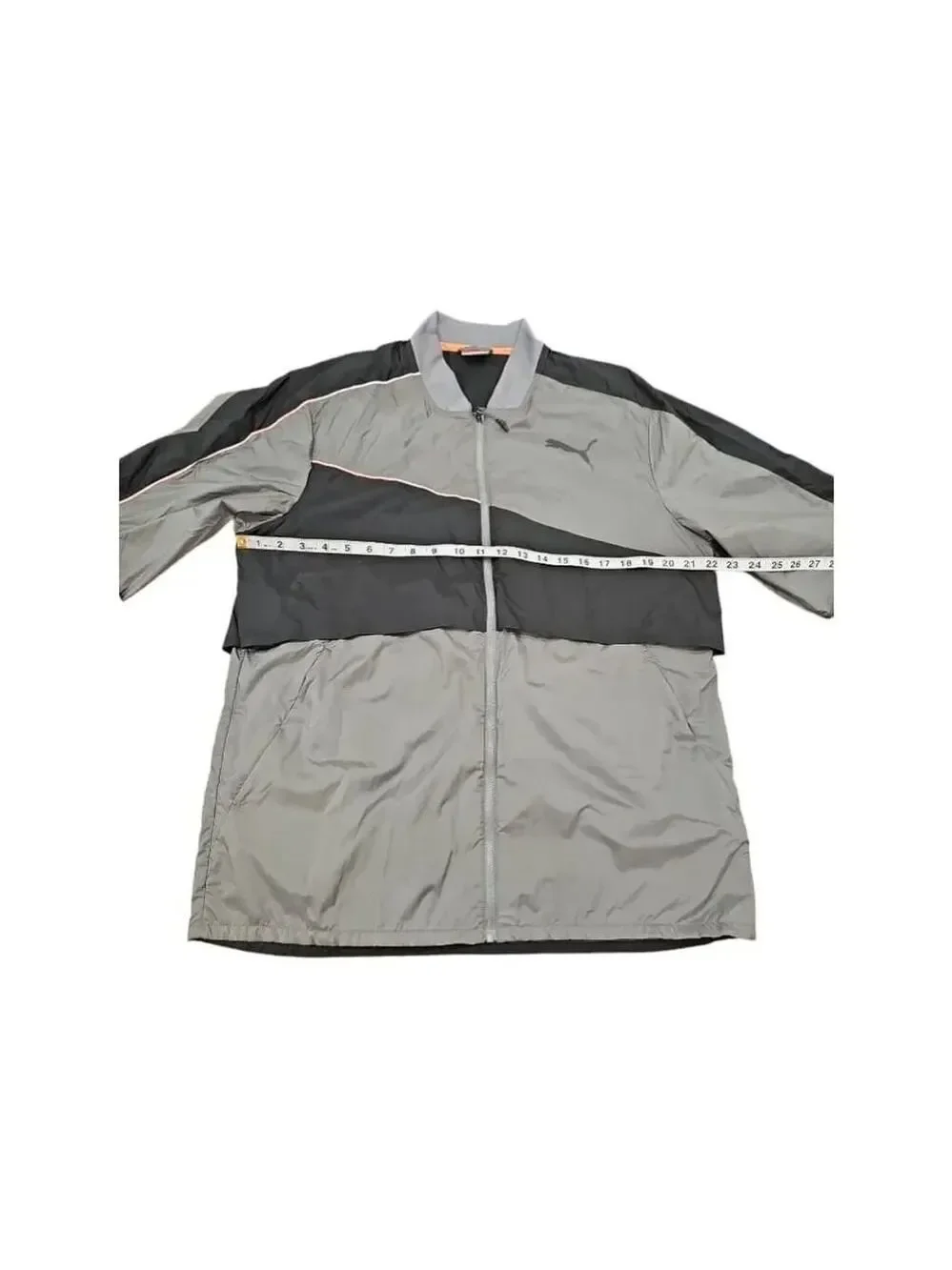 NWOT Puma Men's Gray and Black Jacket Size L